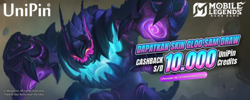 Bergaya di Mobile Legends dengan Skin Gloo dan Dapatkan Cashback UniPin!